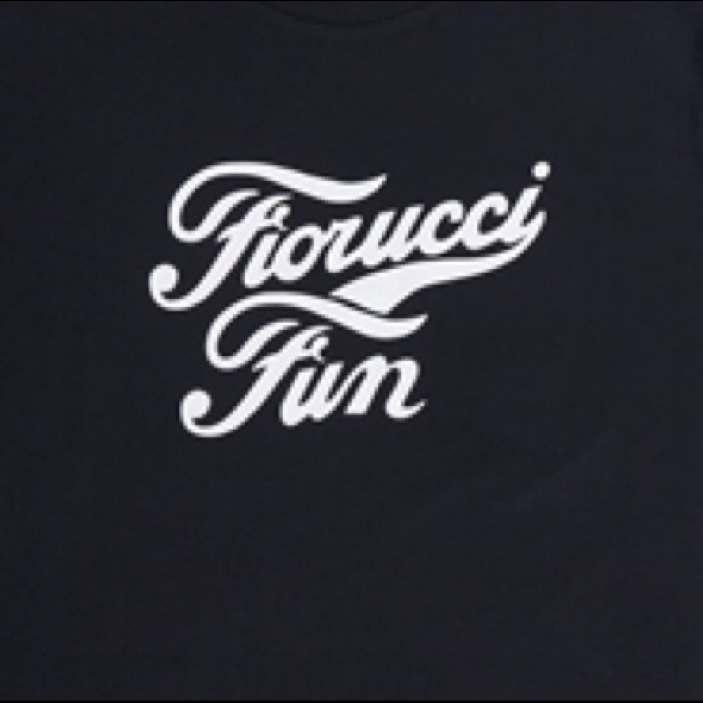 BLACK WHITE FIORUCCi FUN MEN’S GRAPHIC T-SHIRT - Picture 3 of 3